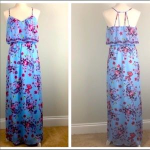 Bundle 3/$40 Princess Vera Wang Floral Juniors Maxi Dress.